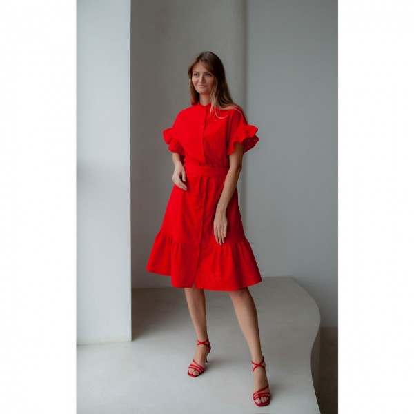 Платье «Красная незабудка» фото 2