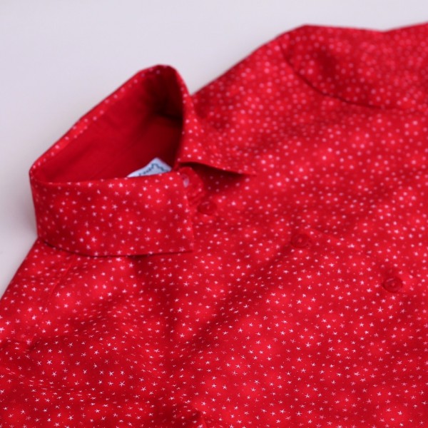 Рубашка «Звёзды на красном» фото 2