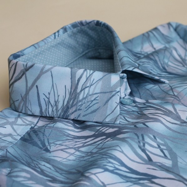 Рубашка «Голубой лес» фото 3