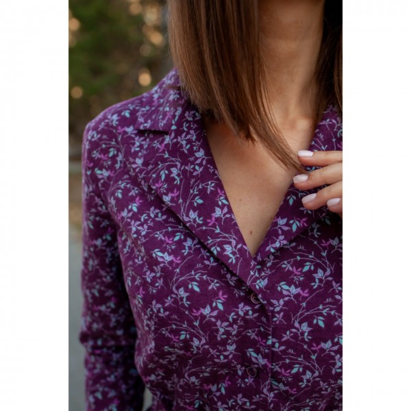 Платье из фланели «Фиолет» фото 3