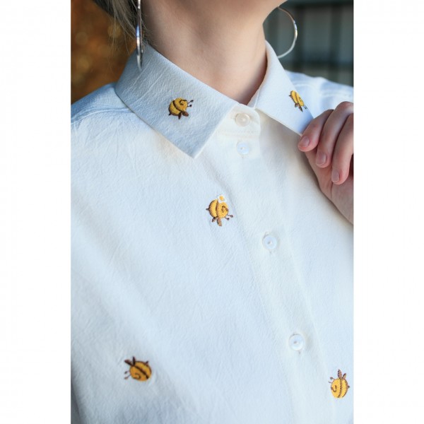 Рубашка Оверсайз «Пчелки» фото 2