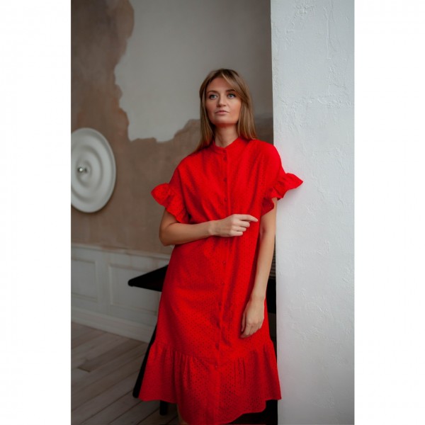 Платье «Красная незабудка» фото 4
