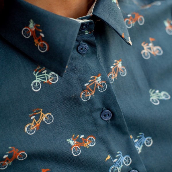 Рубашка «Осенние велосипеды» фото 2