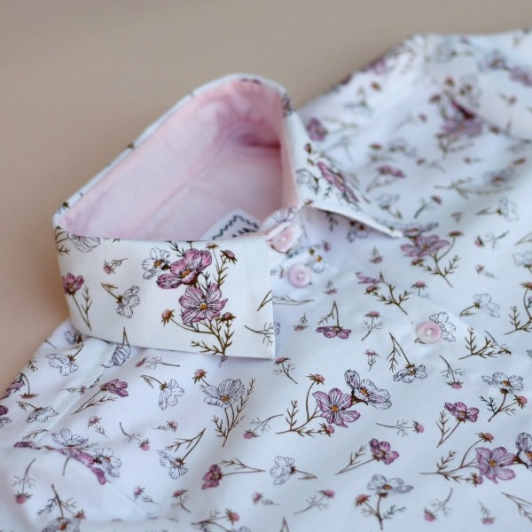 Рубашка «Розовое лето»