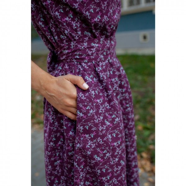 Платье из фланели «Фиолет» фото 2