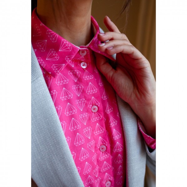 Рубашка «Розовый бриллиант» фото 2