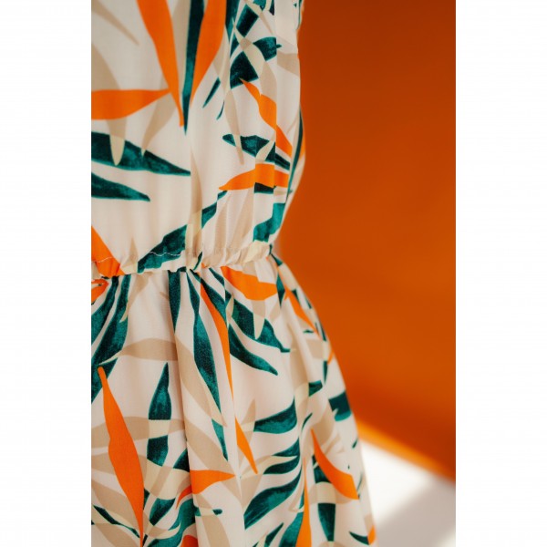 Летнее платье «Тропические листья» фото 3