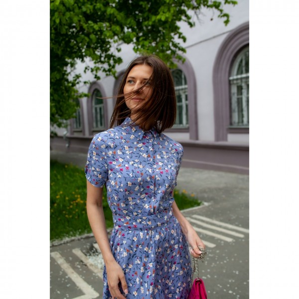 Платье «Васильковая дымка» фото 4